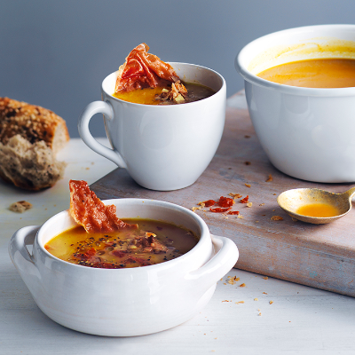 pumpkin-and-parma-ham-soup